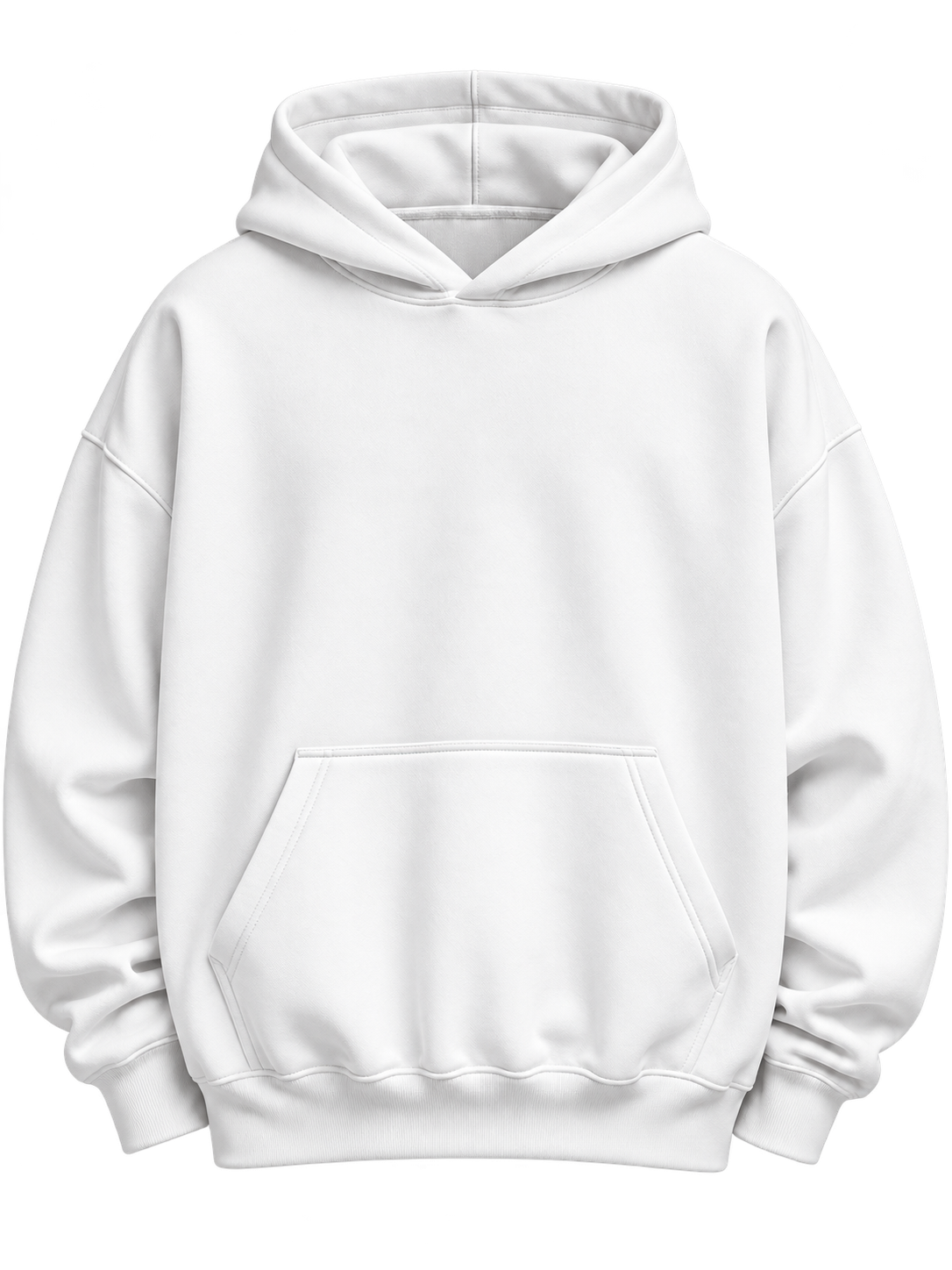 White Hoodie, front with ŌYNE logo